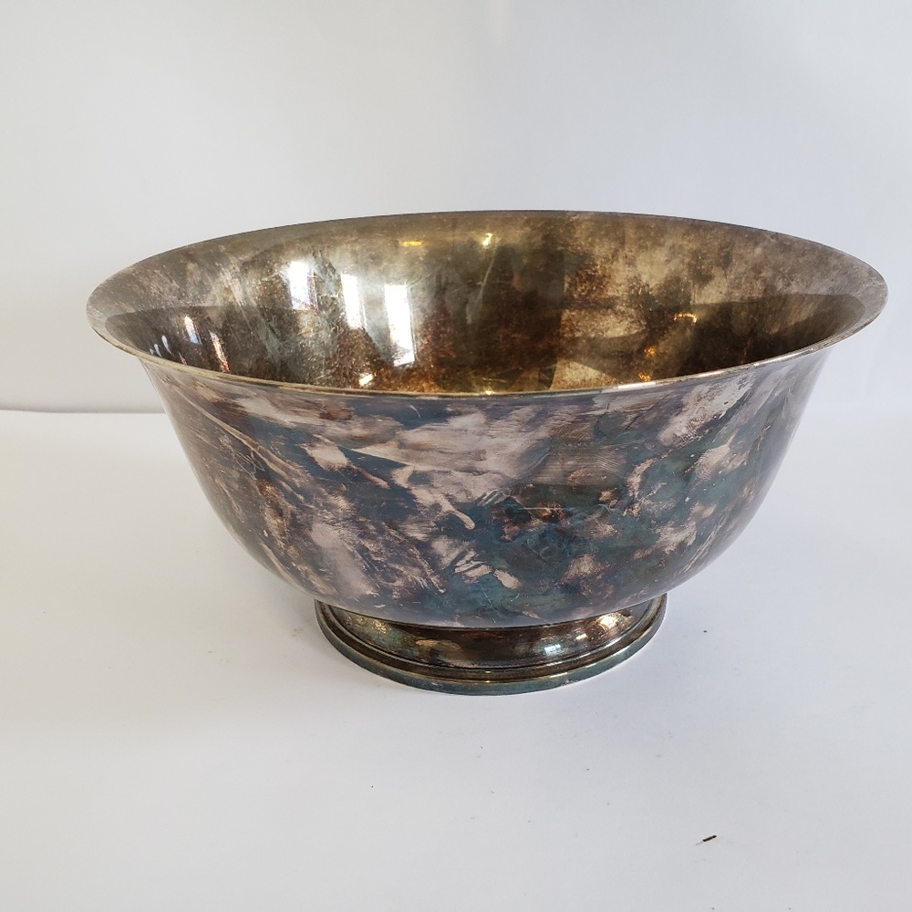 Fisher paul revere Silver plated bowl
